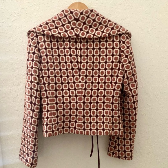 Anthro Austin Retro Wool Wrap Coat - Picture 11 of 14